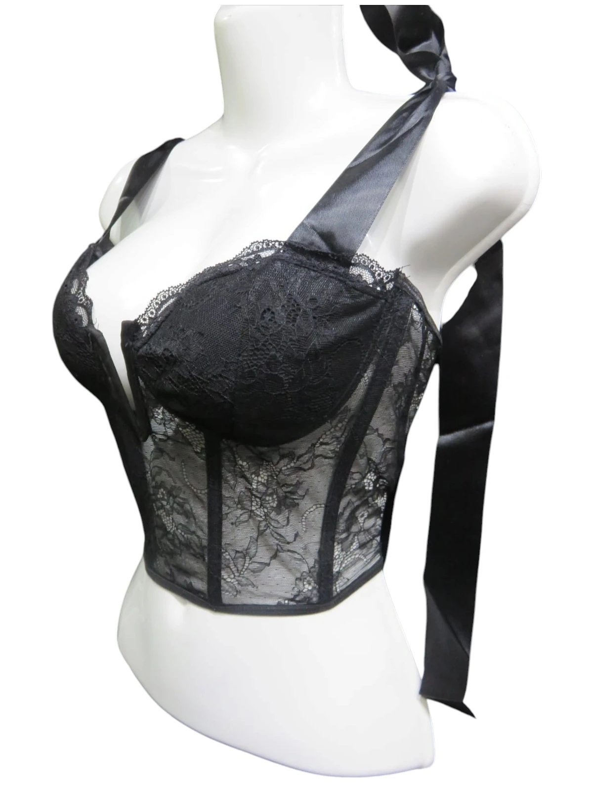 Top encaje con liston 3