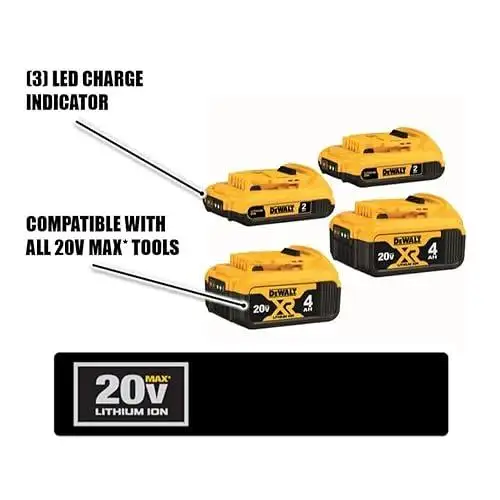 Dewalt Kit 4 Baterias  4