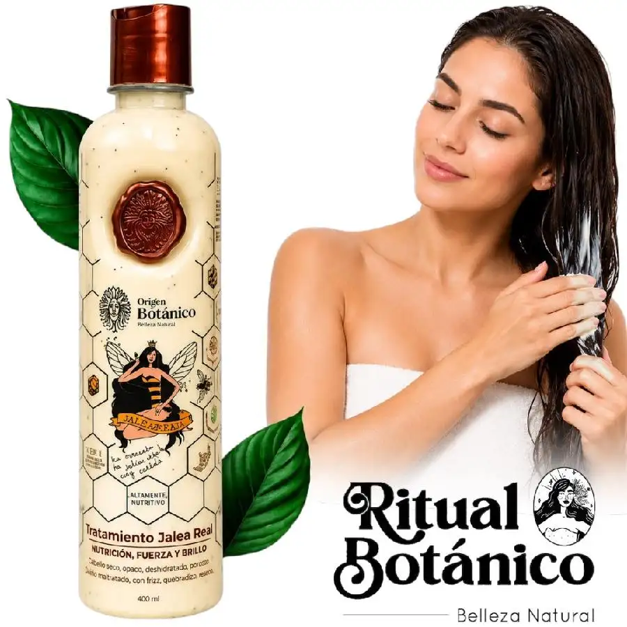 Tratamiento capilar jalea real 400ml rutual botánico 