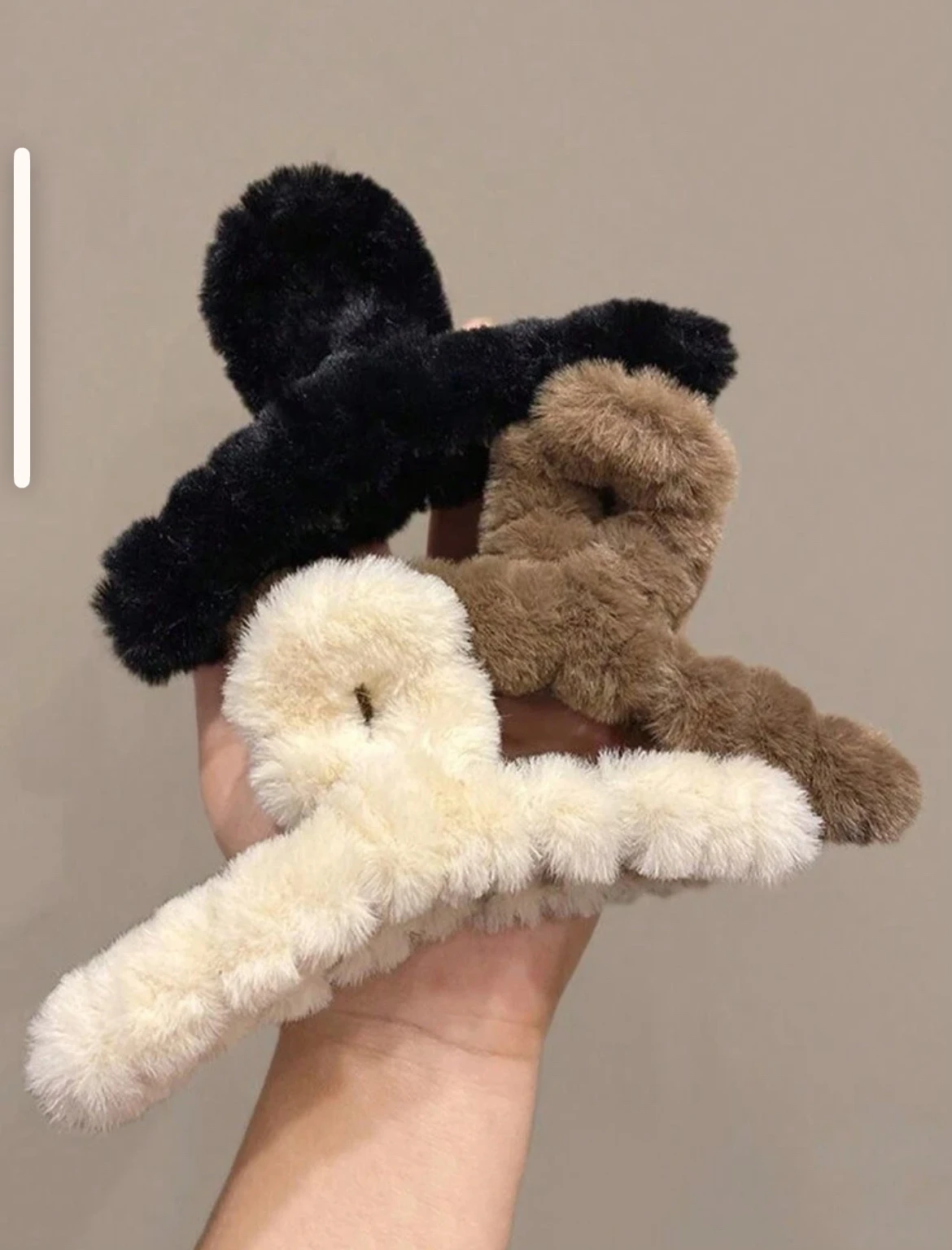 Pinza  tipo peluche 