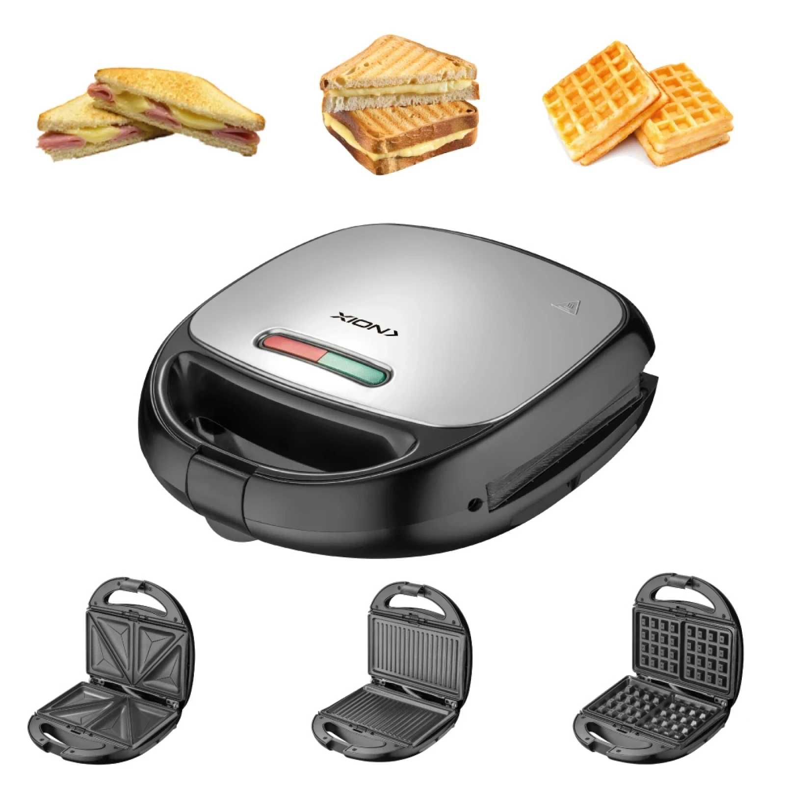 Sandwichera 2 Panes/3en1 𝙓𝙄𝙊𝙉