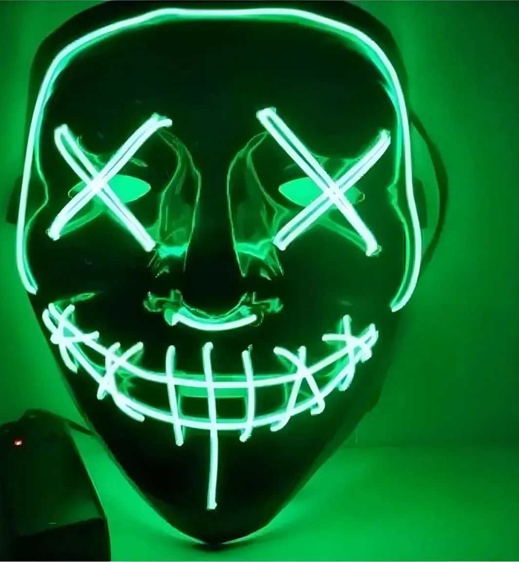 Mascara rigida hilo led la purga  2
