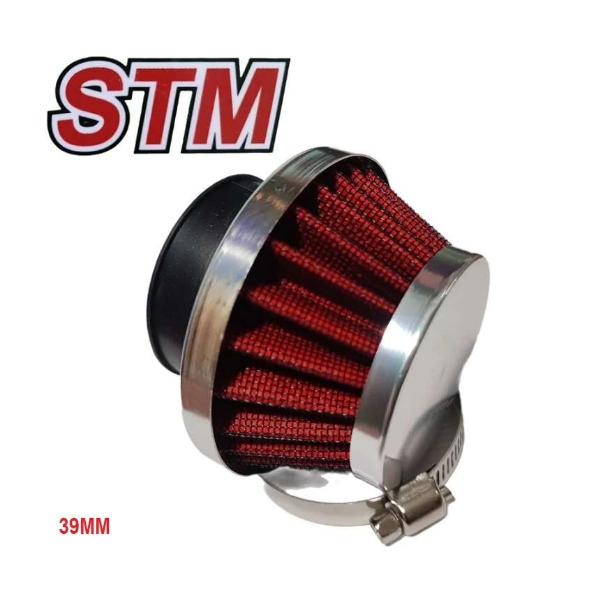 FILTRO AIRE CONICO 39MM PLATA [STM] -30808