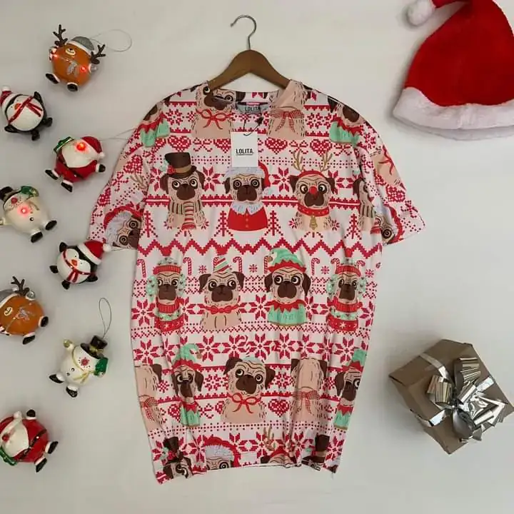 OVERSIZE PUG FULL PRINT 
