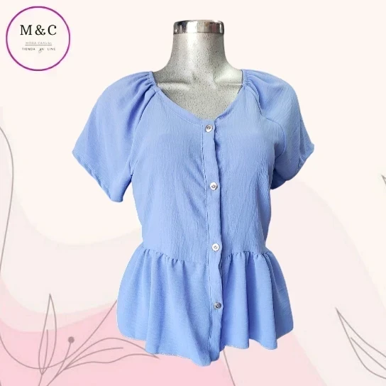 Blusa manga talla mediana
