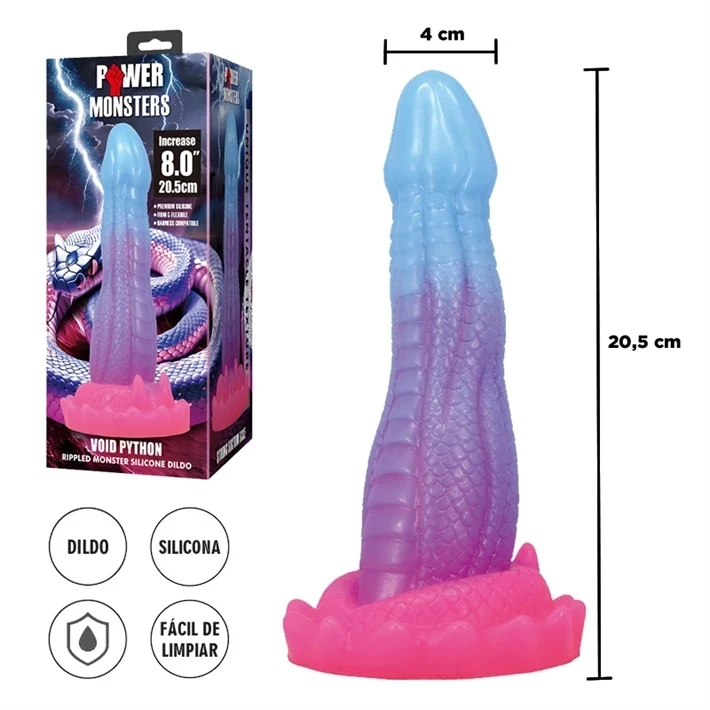 Dildo Void Python con sopapa de silicona