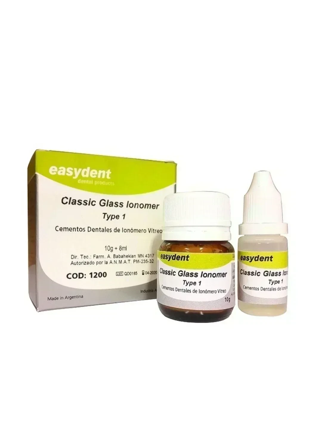 IONOMERO VITREO TIPO I - 10G+8ML - EASYDENT