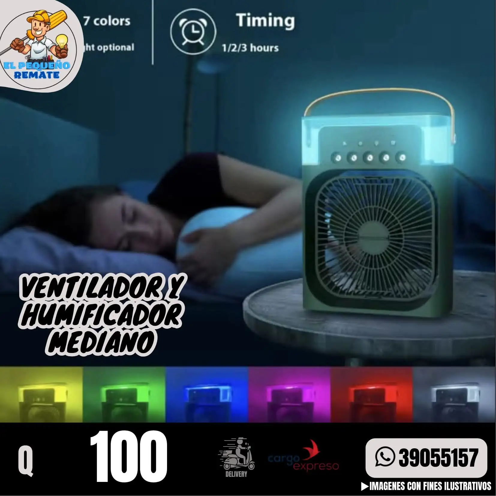 VENTILADOR Y HUMIFICADOR MEDIANO 3
