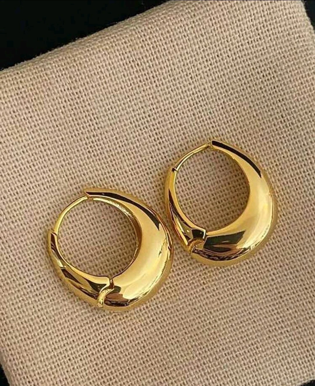 Pendientes en baño de oro