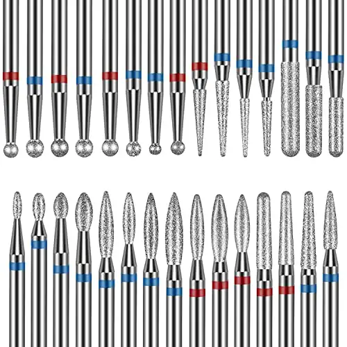 Juego de Brocas de Diamante para uñas de 30 piezas. (Leer mas información en la descripción) 3