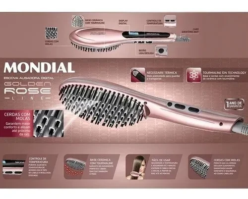 Cepillo alisador digital Mondial 2