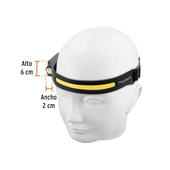 Linterna para cabeza con sensor