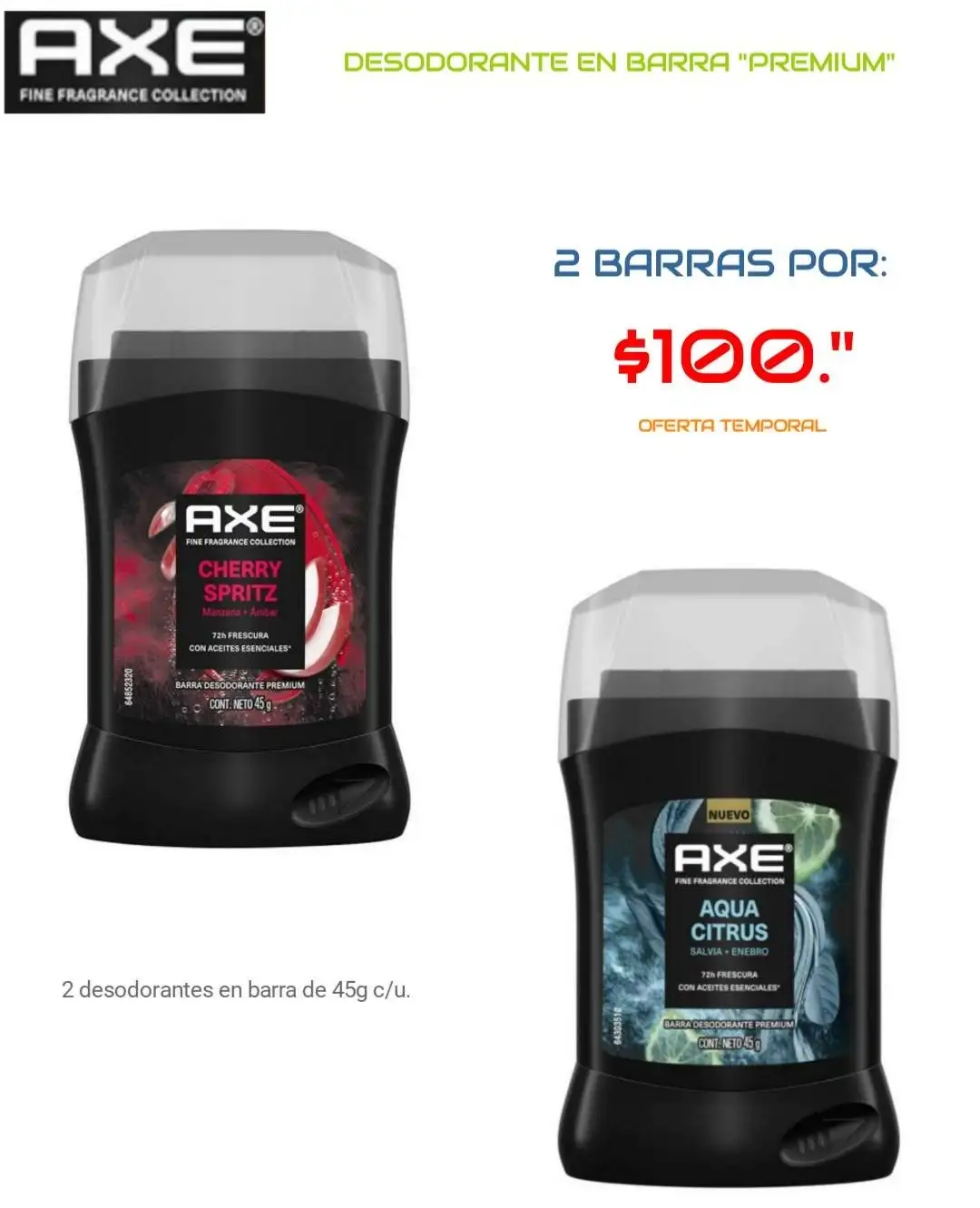 AXE Desodorante en Barra PREMIUM 45g 