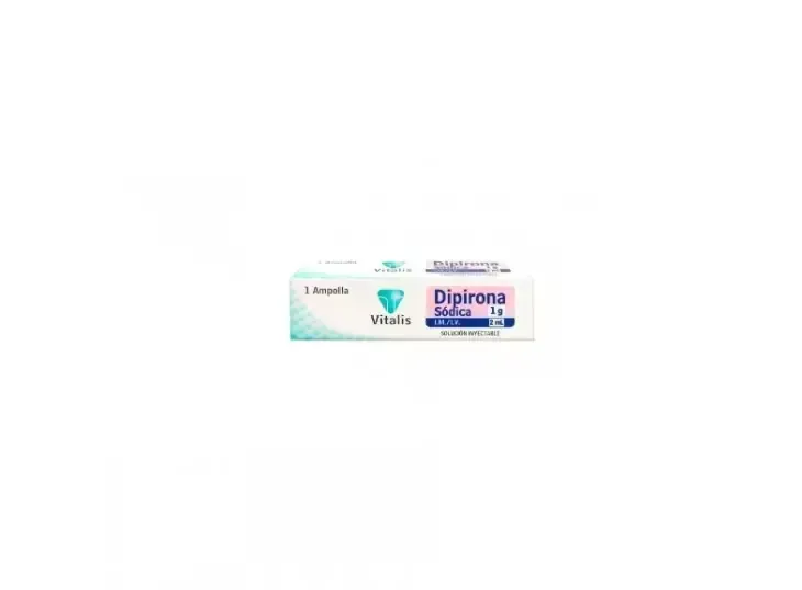 DIPIRONA SODICA 1G 2ML X 1 AMP VITALIS