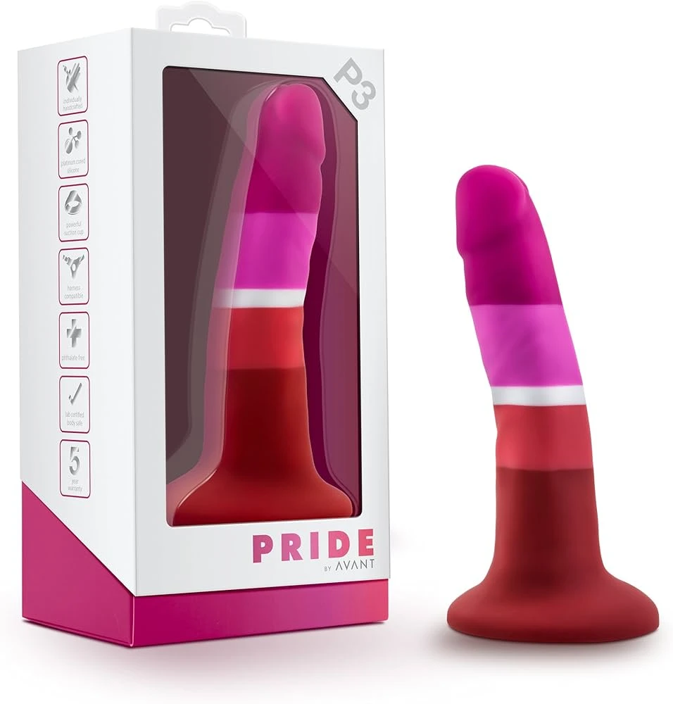 Avant Pride P3 Beauty Dildo 6″ 