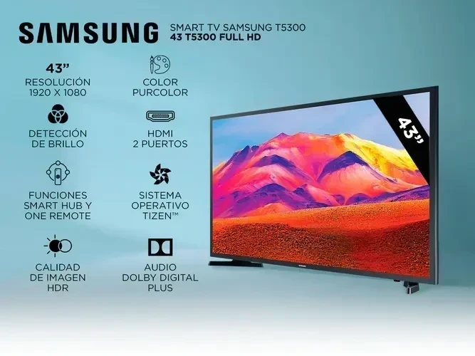 SMART TV SAMSUNG 43" T5300 