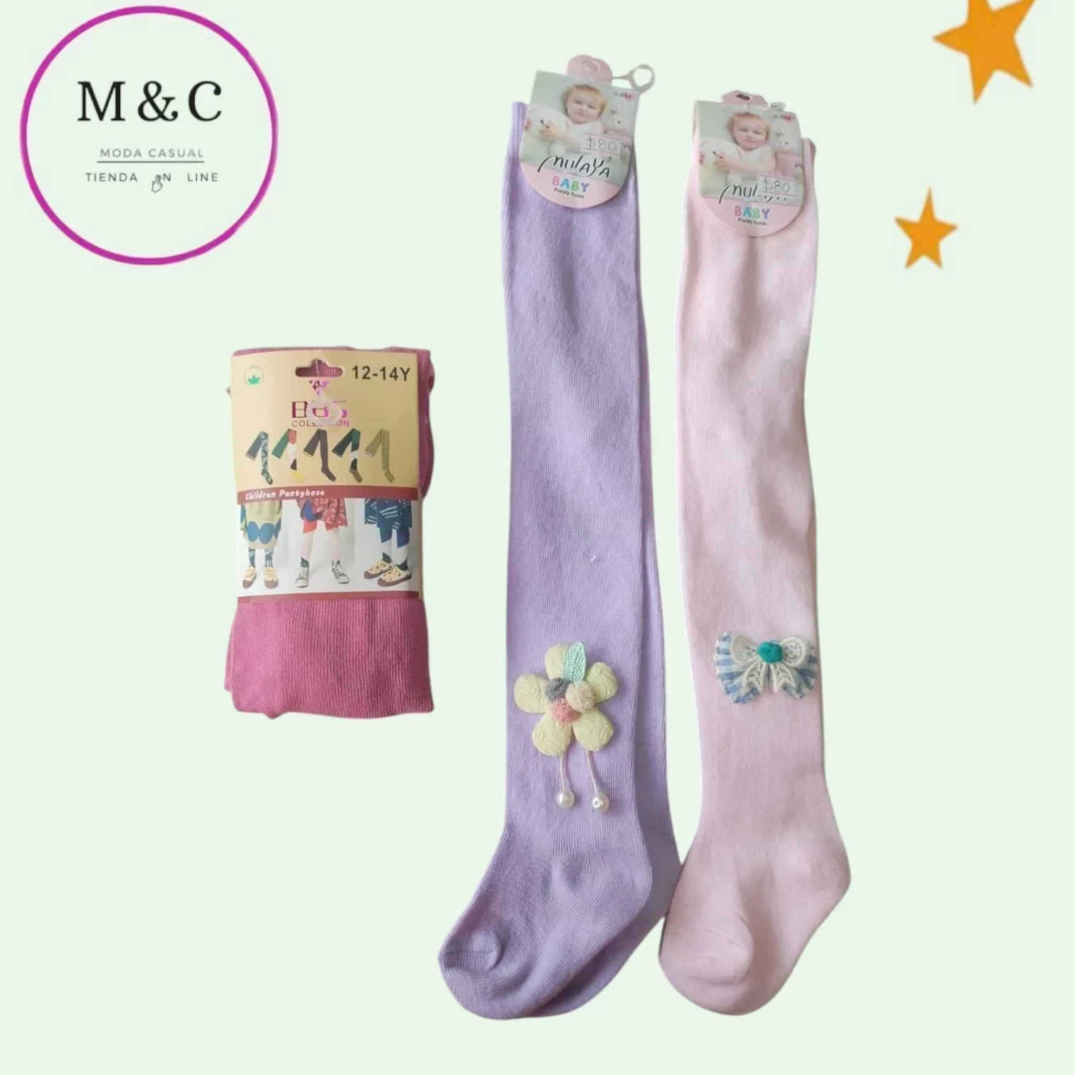 Malla estampada para niña