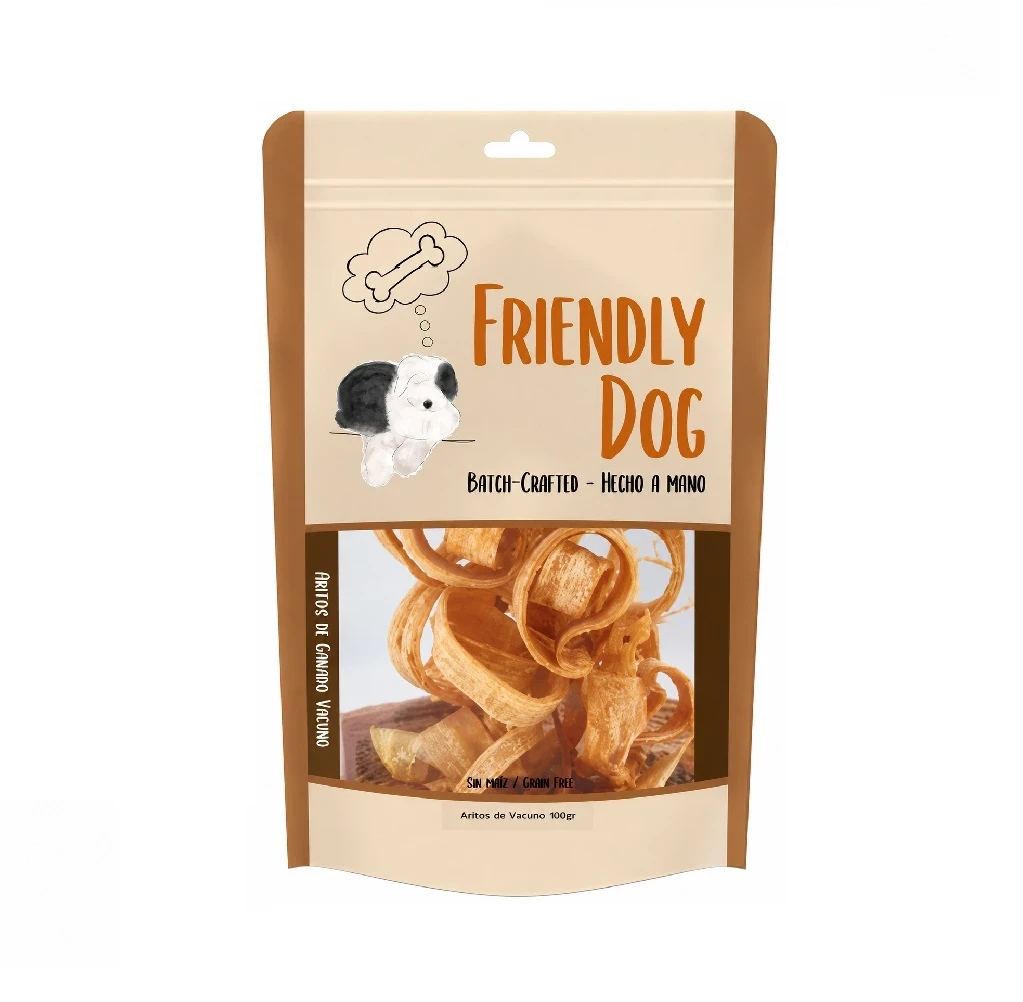 Snacks Deshidratados Para Perros Aritos De Vacuno Mini X 100 Gramos