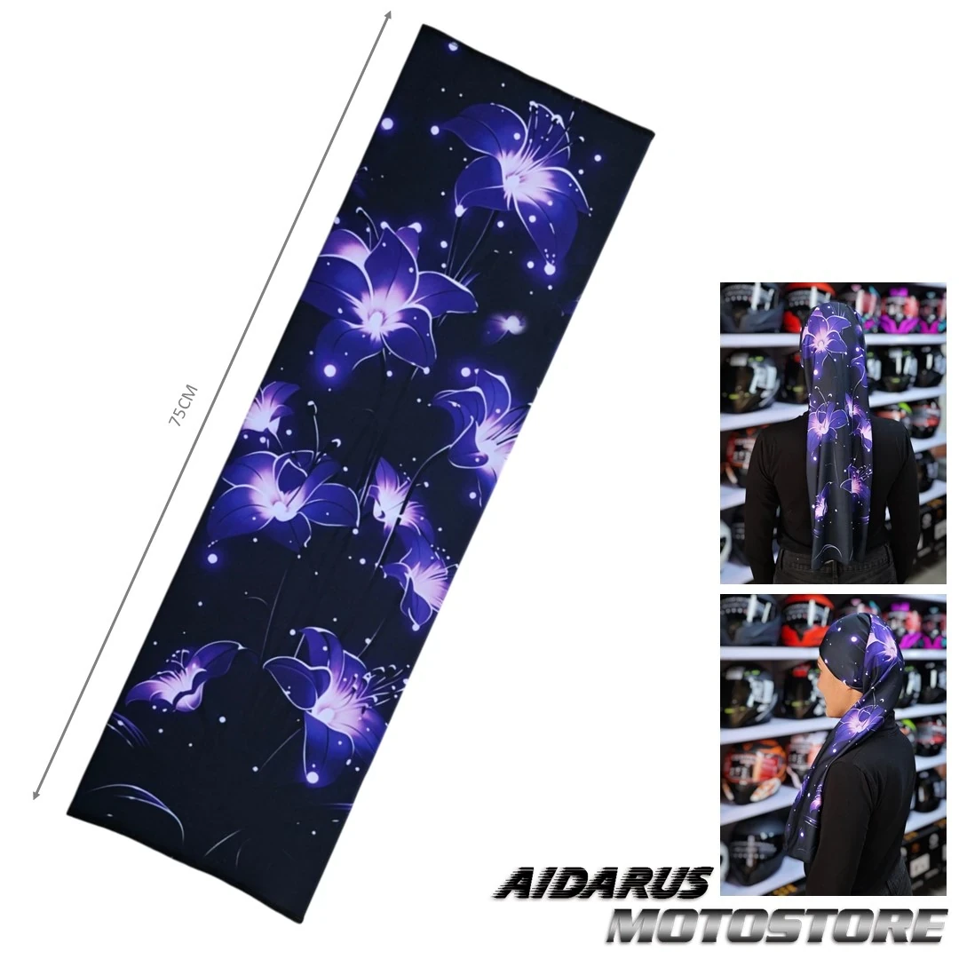 BANDANA PARA DAMA LIRIOS 75CM