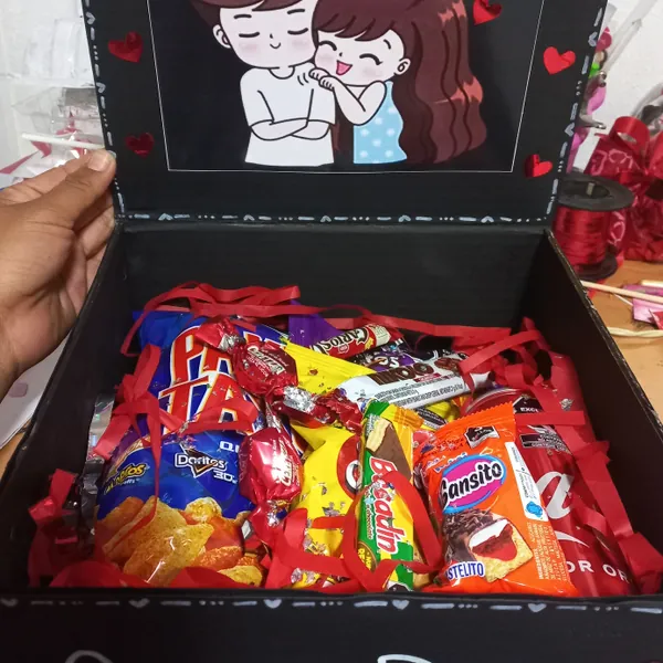 Cajas con dulces 