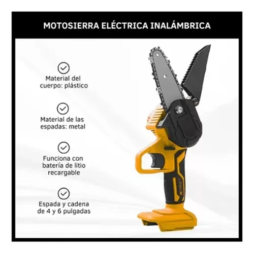 Motosierra Inalambrica Mini ORYX PODADORA