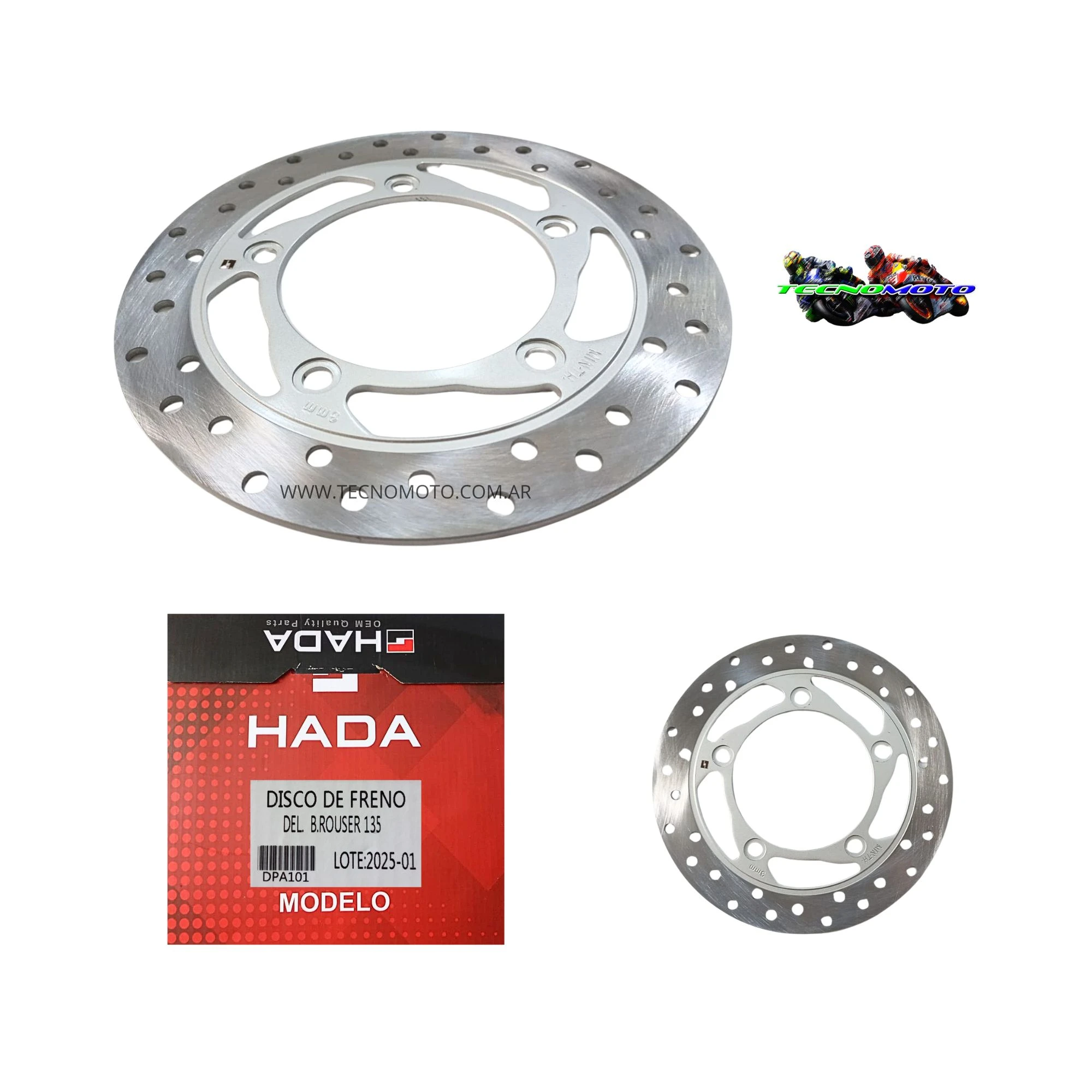 DISCO FRENO BAJAJ 135/220 PULSAR/ROUSER  - DELANTERO - 48697