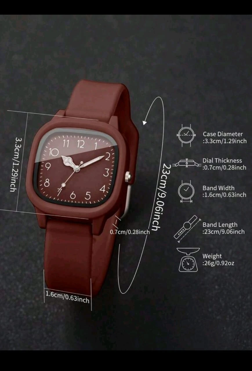 Reloj minimalista/ Correa de Silicona  5