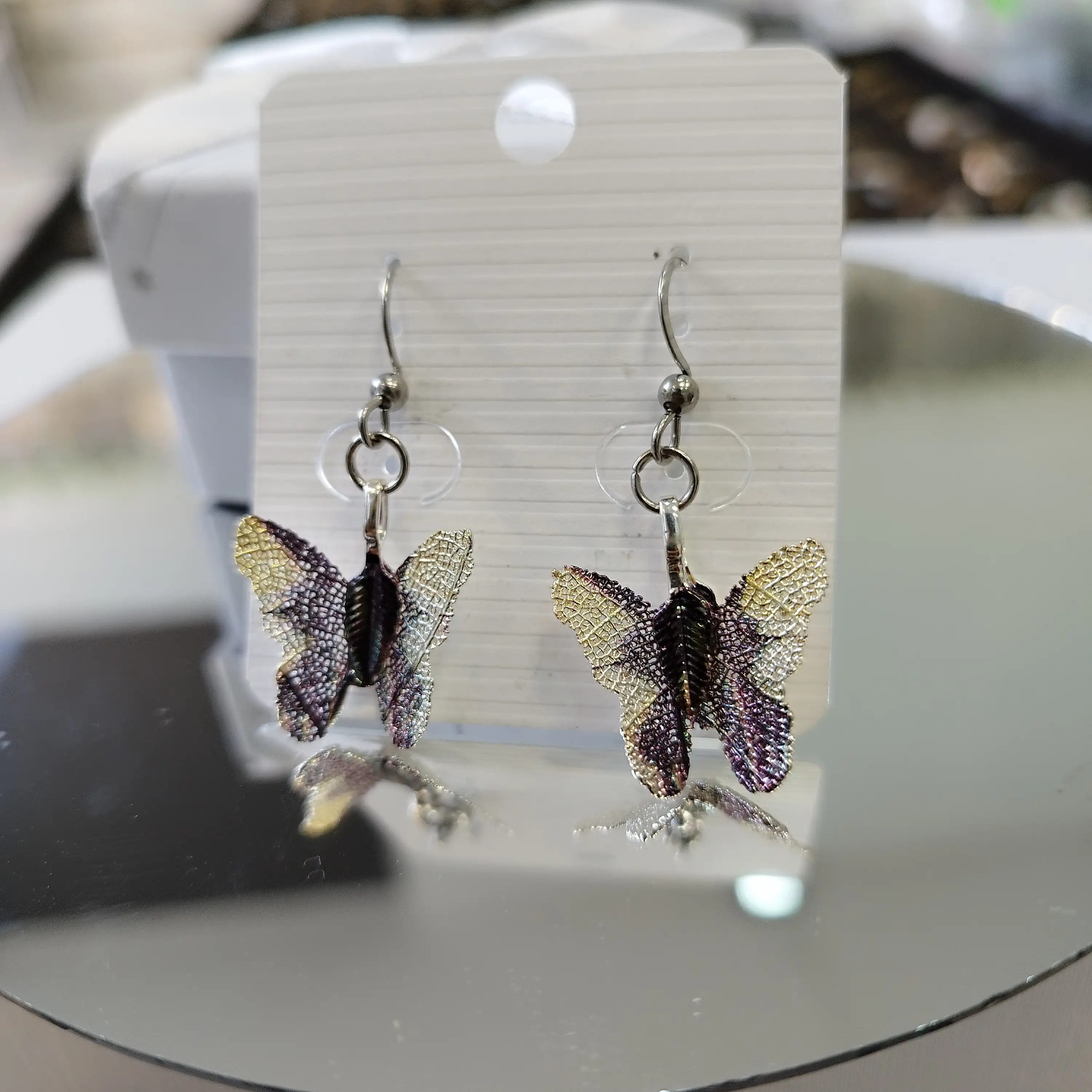 Mariposa en filigrana esmaltada
