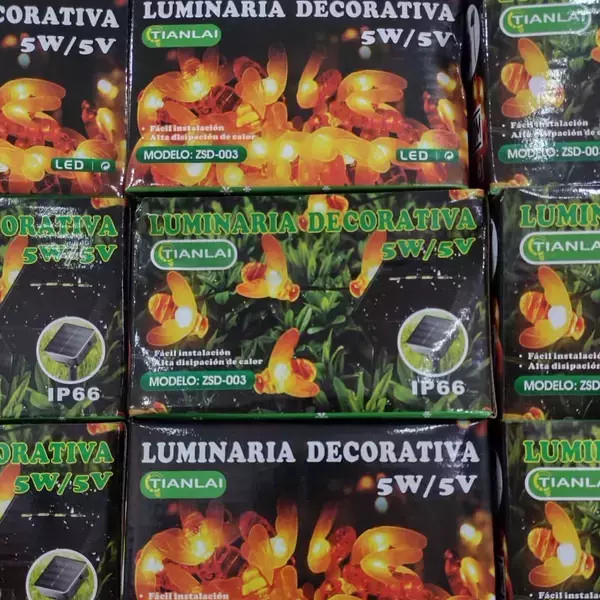 Serie decorativa de carga solar