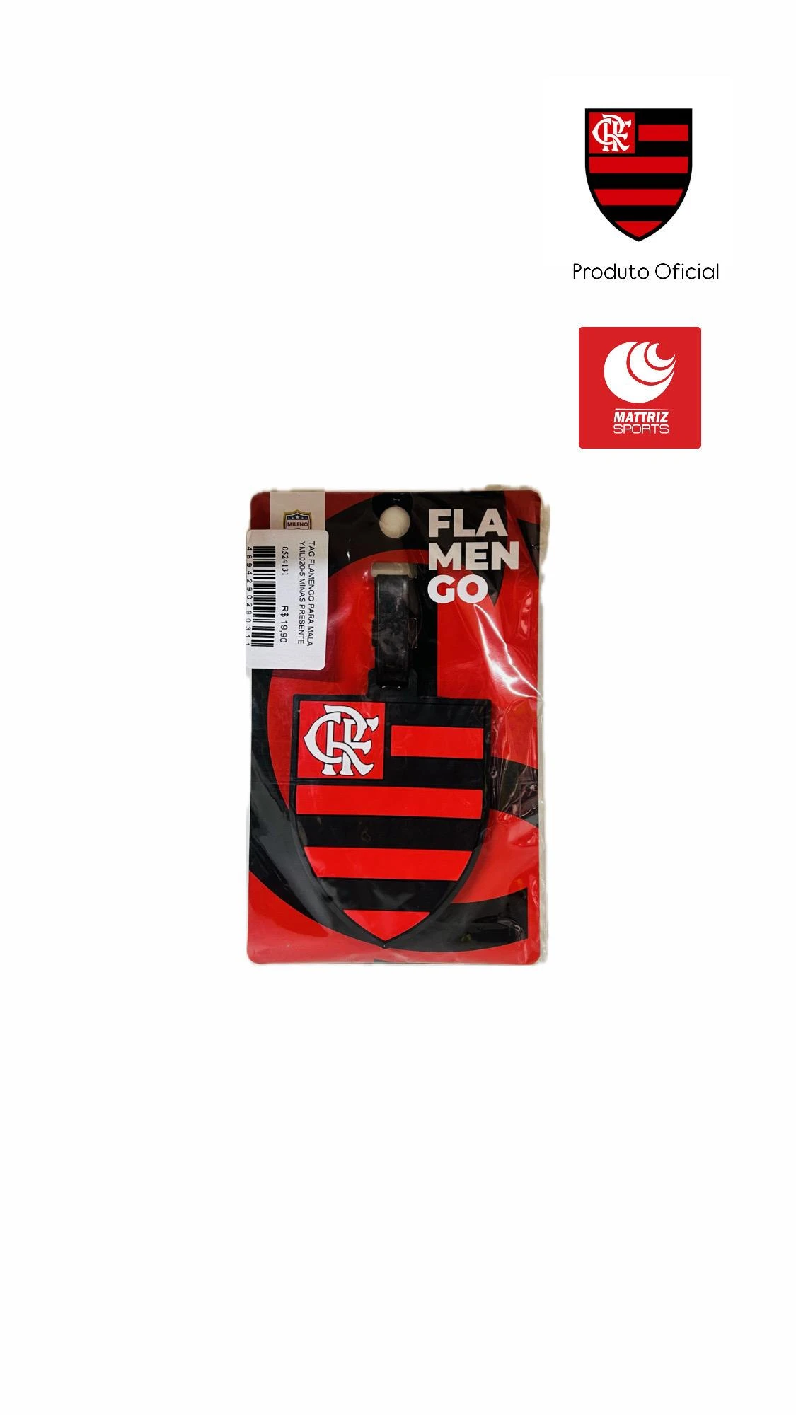 TAG FLAMENGO PARA MALA 