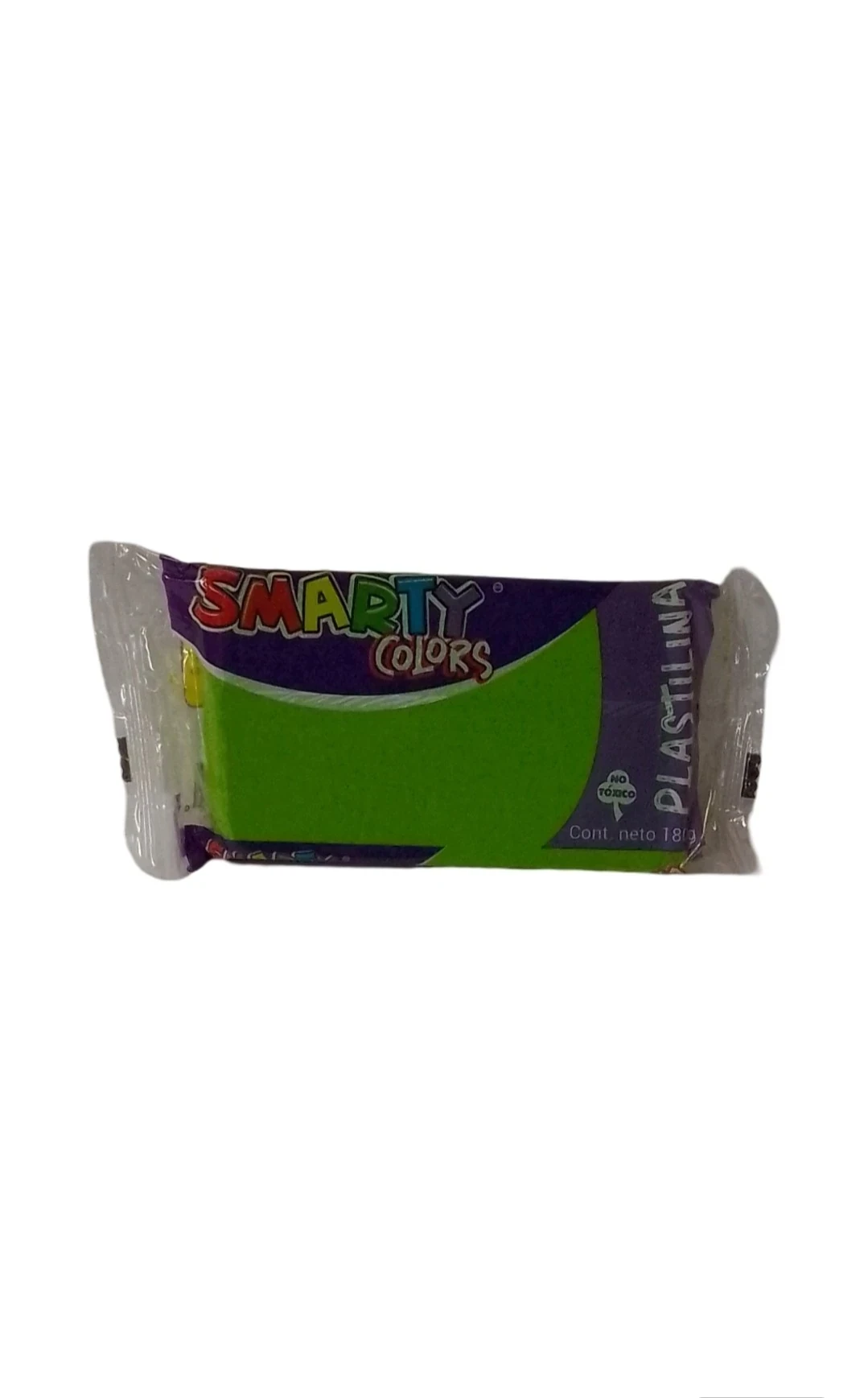 plastilina barra verde claro 180g