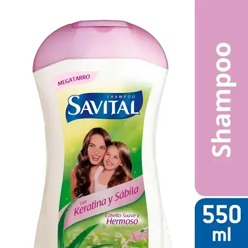 Shampoo Savital Keratina x 550ml