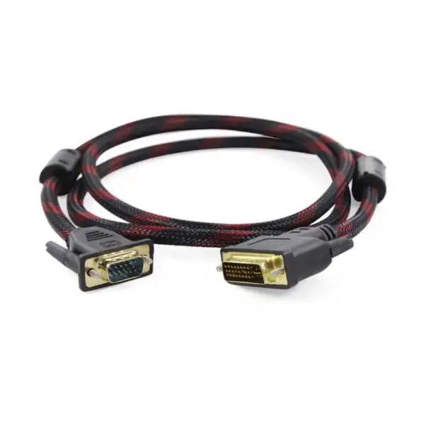 Cable Adaptador Conector Dvi A VGA 1080P 3
