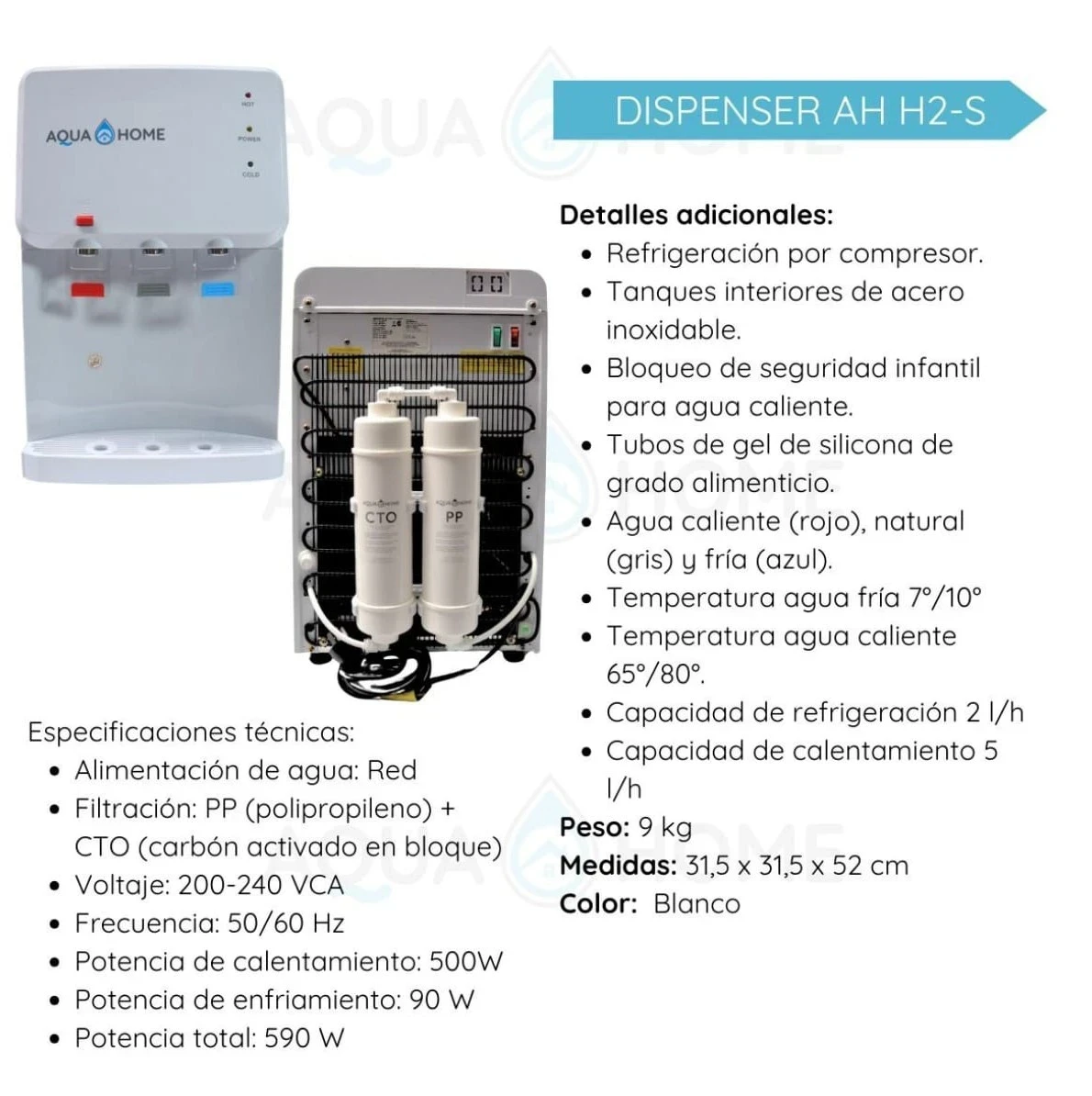 Dispenser directo a red