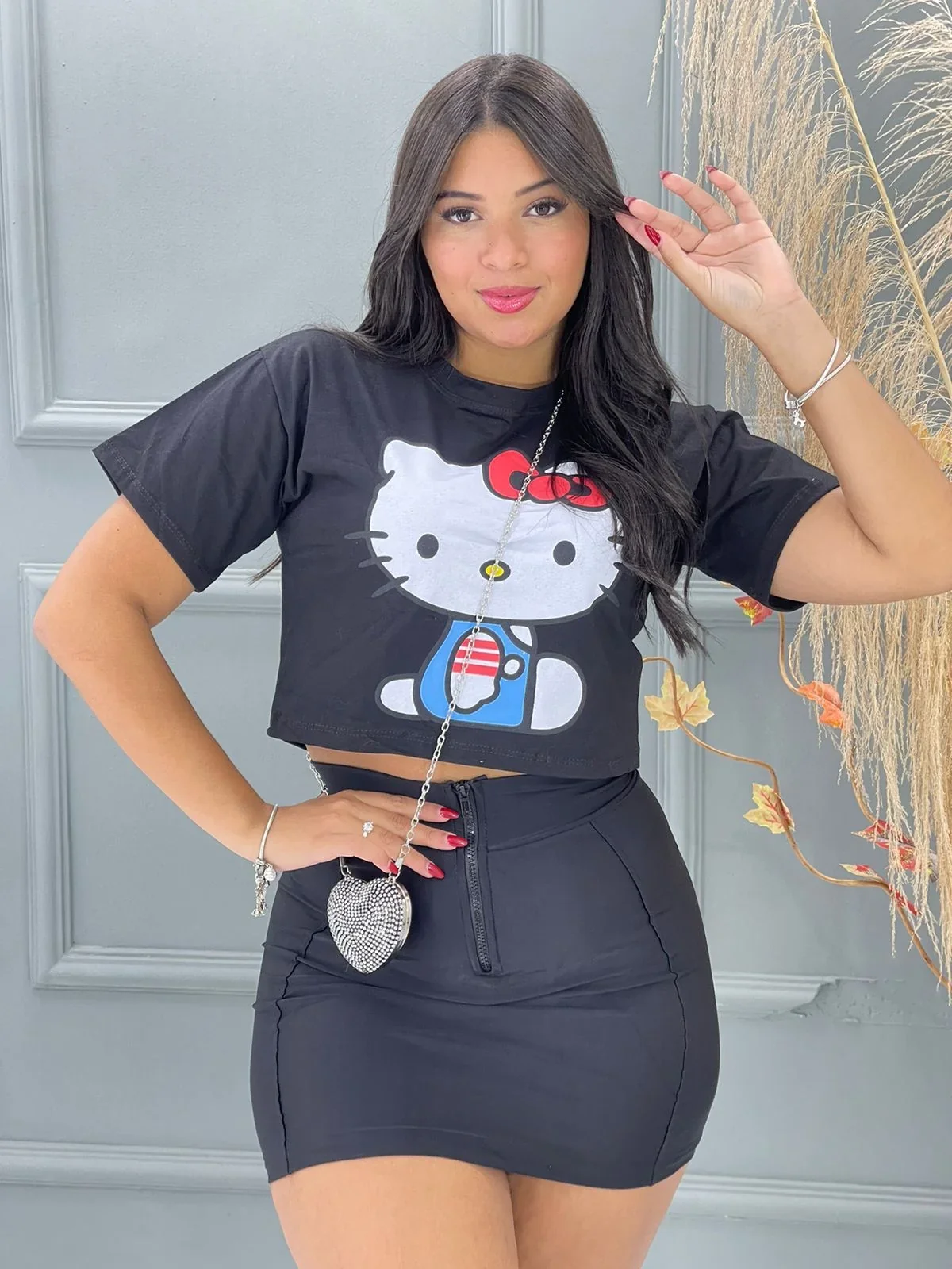 Cropped T-SHIRT HELLOKIT 9