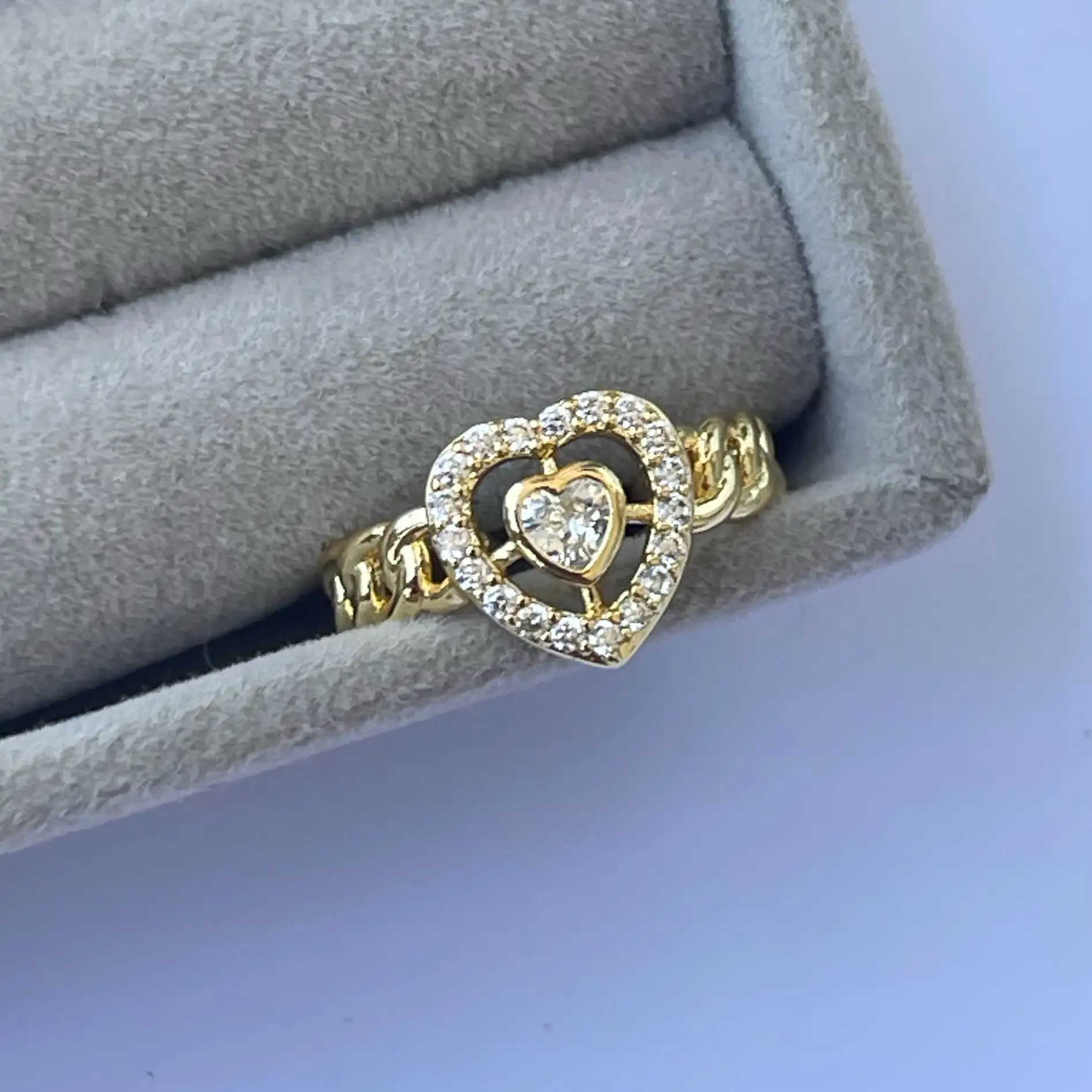 ANILLO CORAZON CUBANO