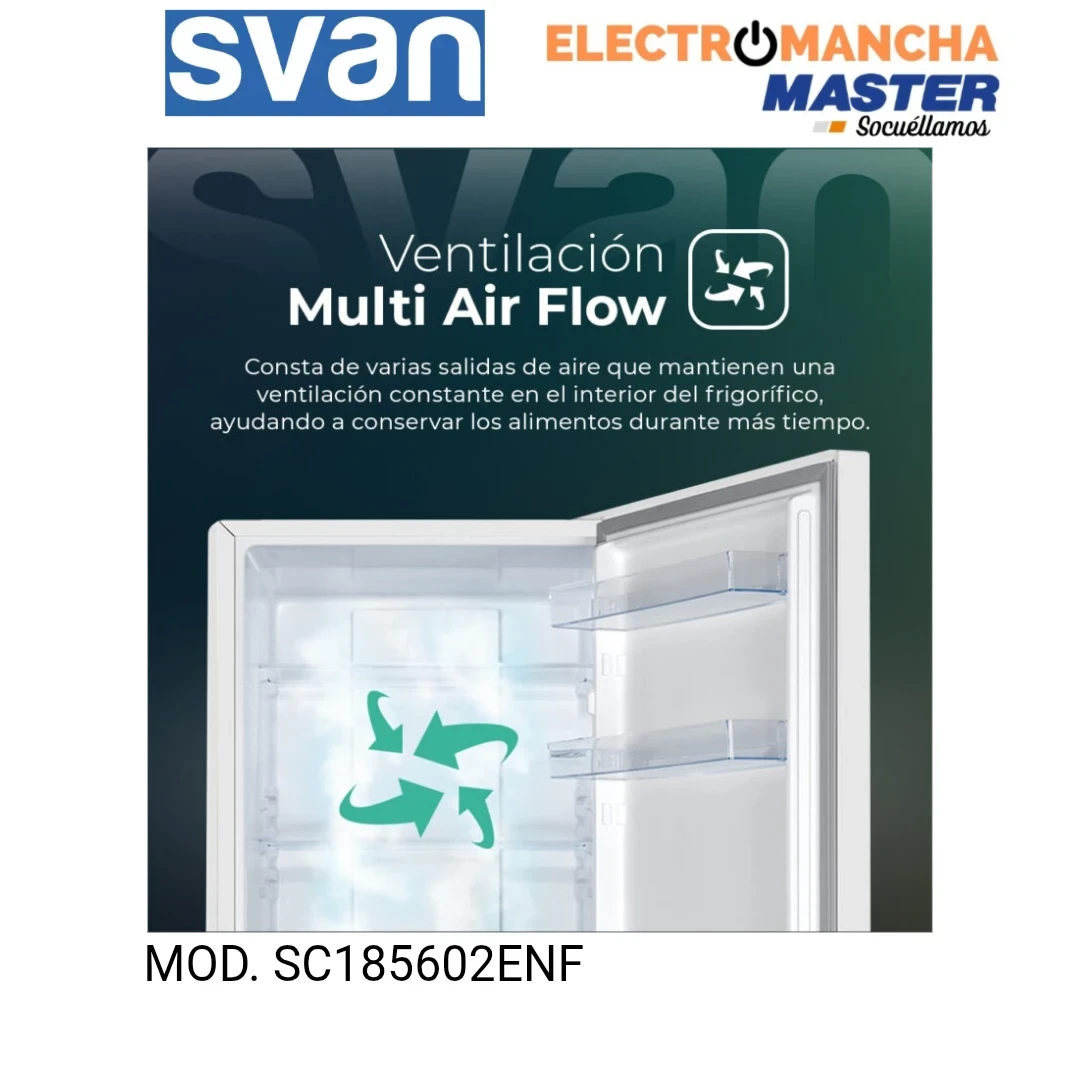 FRIGO COMBI SVAN SC185602ENF 1,86*60 BLANCO NF E 5