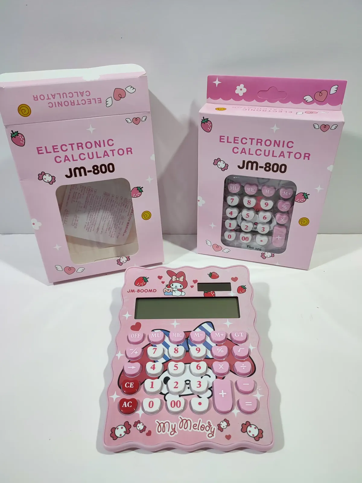 Calculadora solar Kuromi / My Melody 