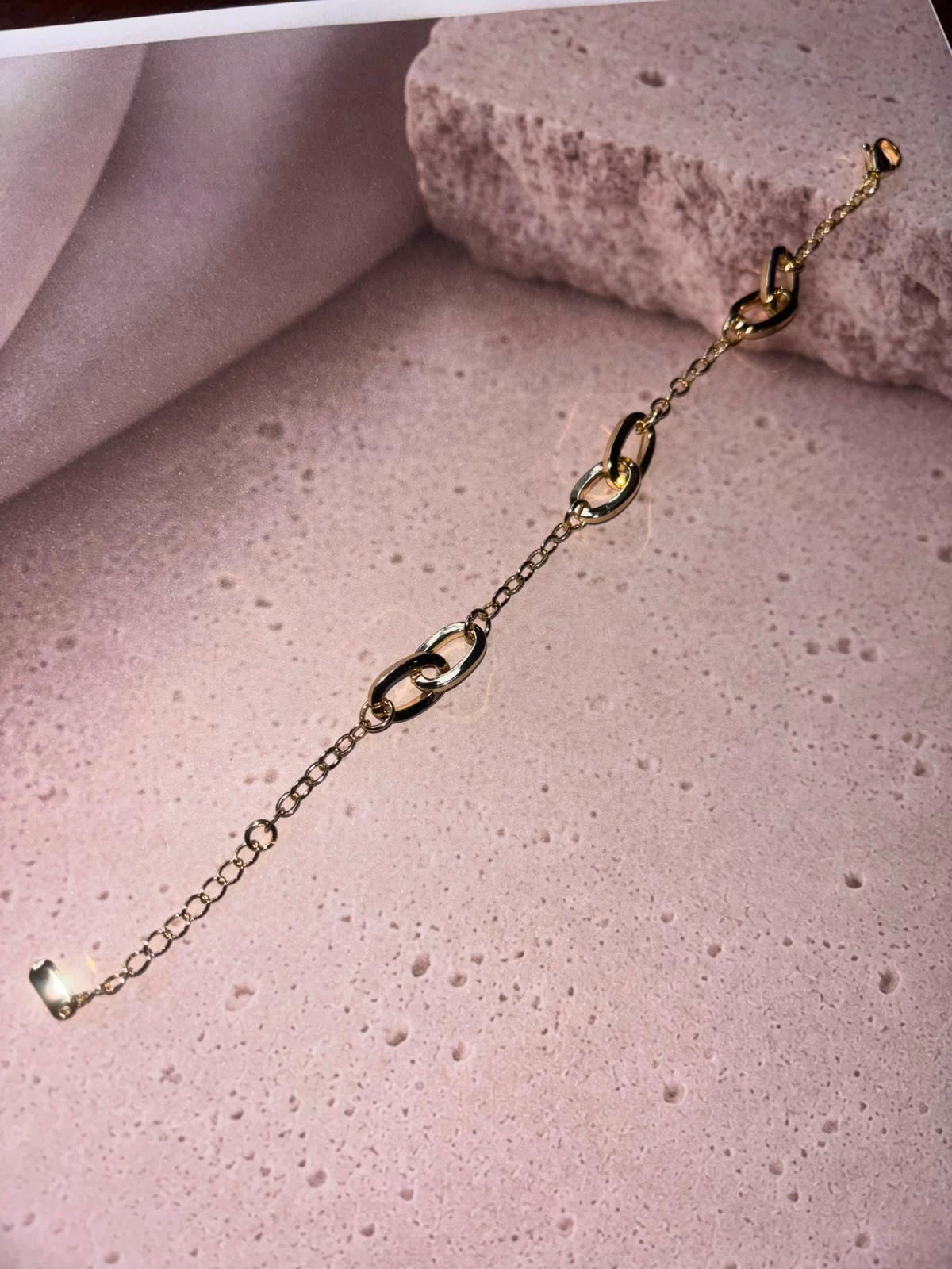 pulsera oro laminado 