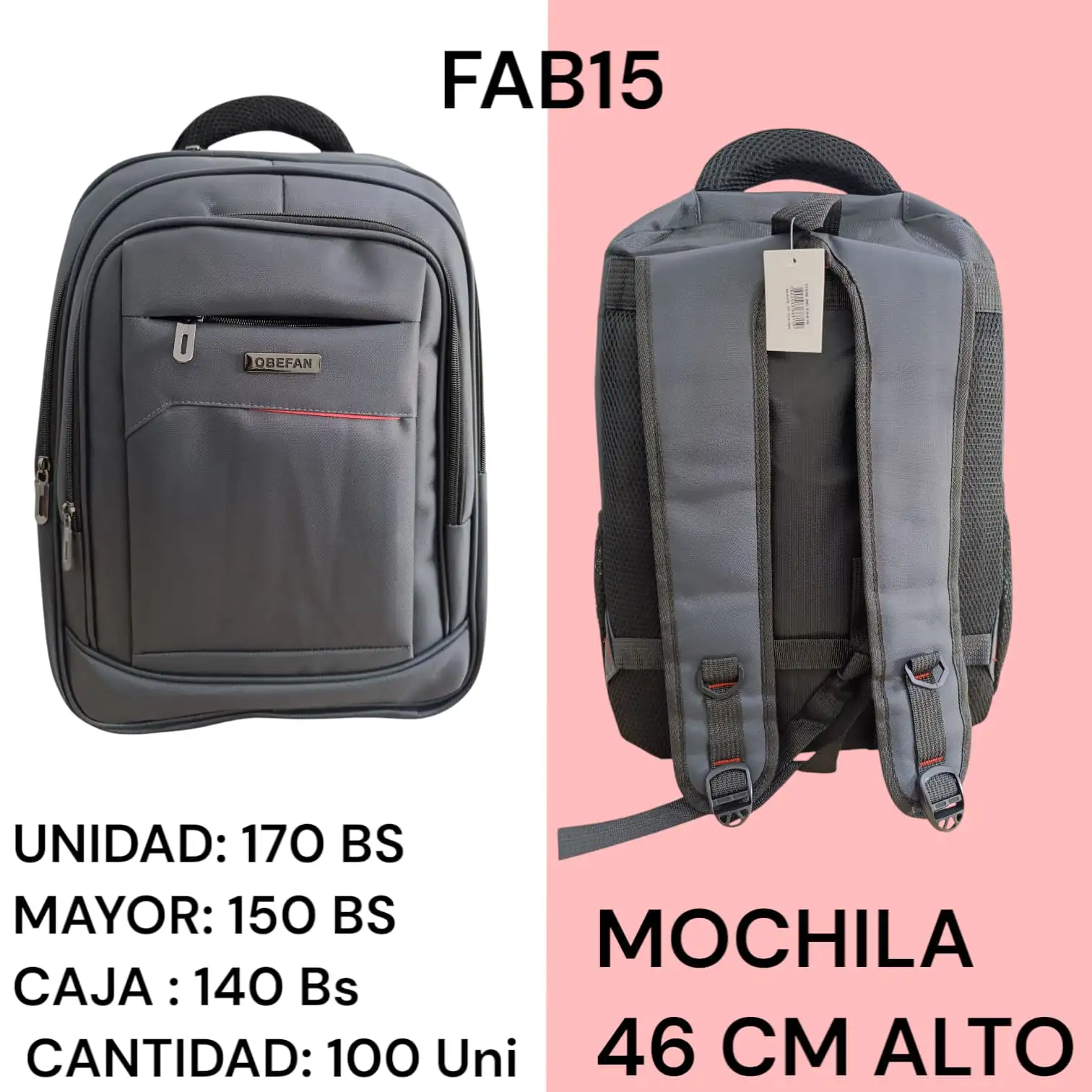 MOCHILA FAB15