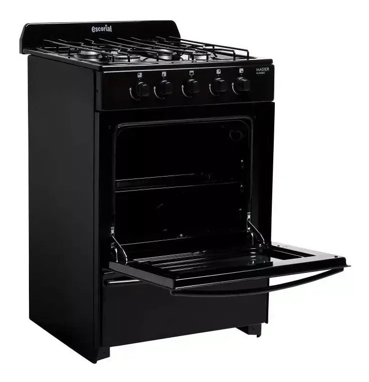 COCINA MASTER CLASSIC NEGRA A GAS NATURAL 
