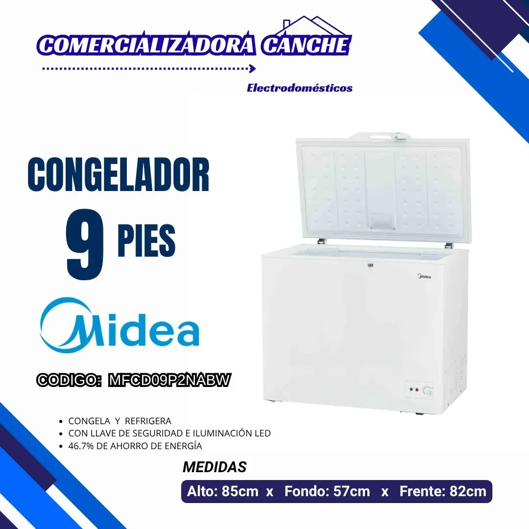 CONGELADOR 9PIES MIDEA