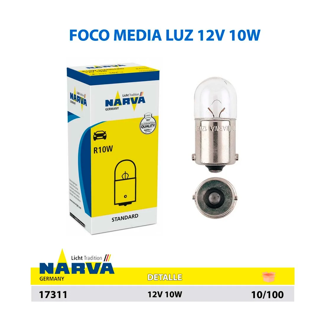  FOCO MEDIA LUZ 12V 10W