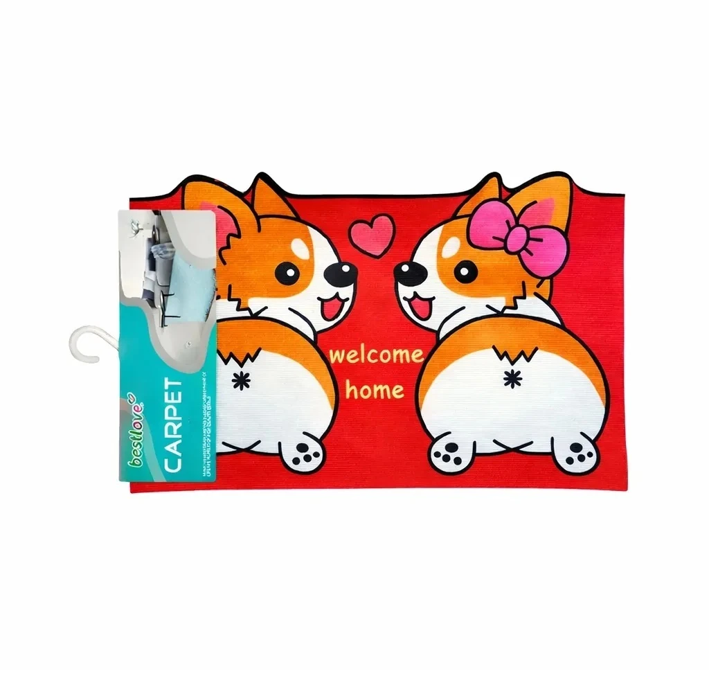 Alfombra de piso antideslizante pet lover 