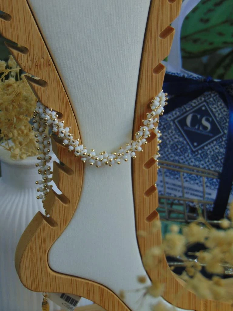 TOBILLERA ACERO DOR MOSTACILLA BLANCA 2