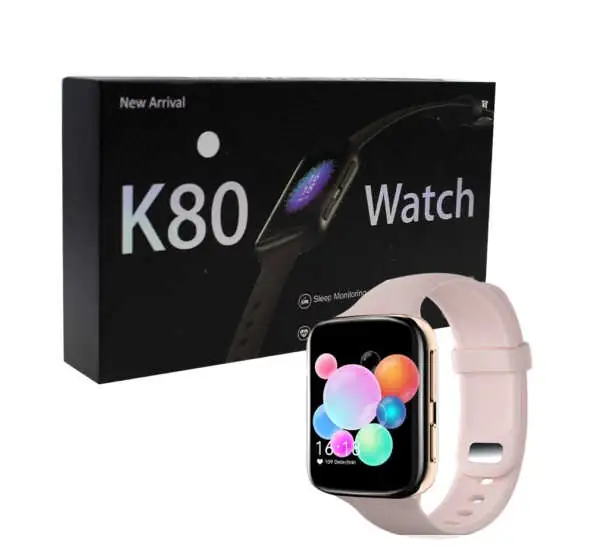 Smartwatch Multifuncional Con Correa De Plástico + Cargador De Iman 