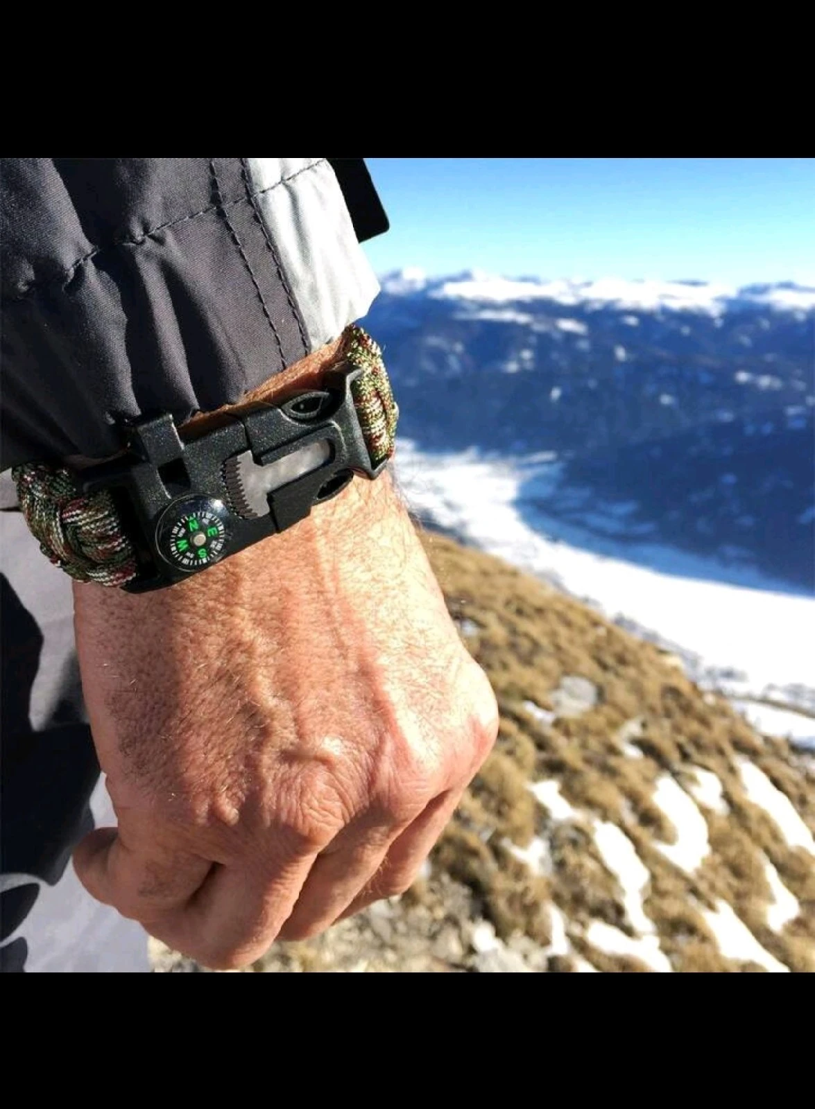 Pulsera Táctica de Supervivencia Paracord 4 en 1 3