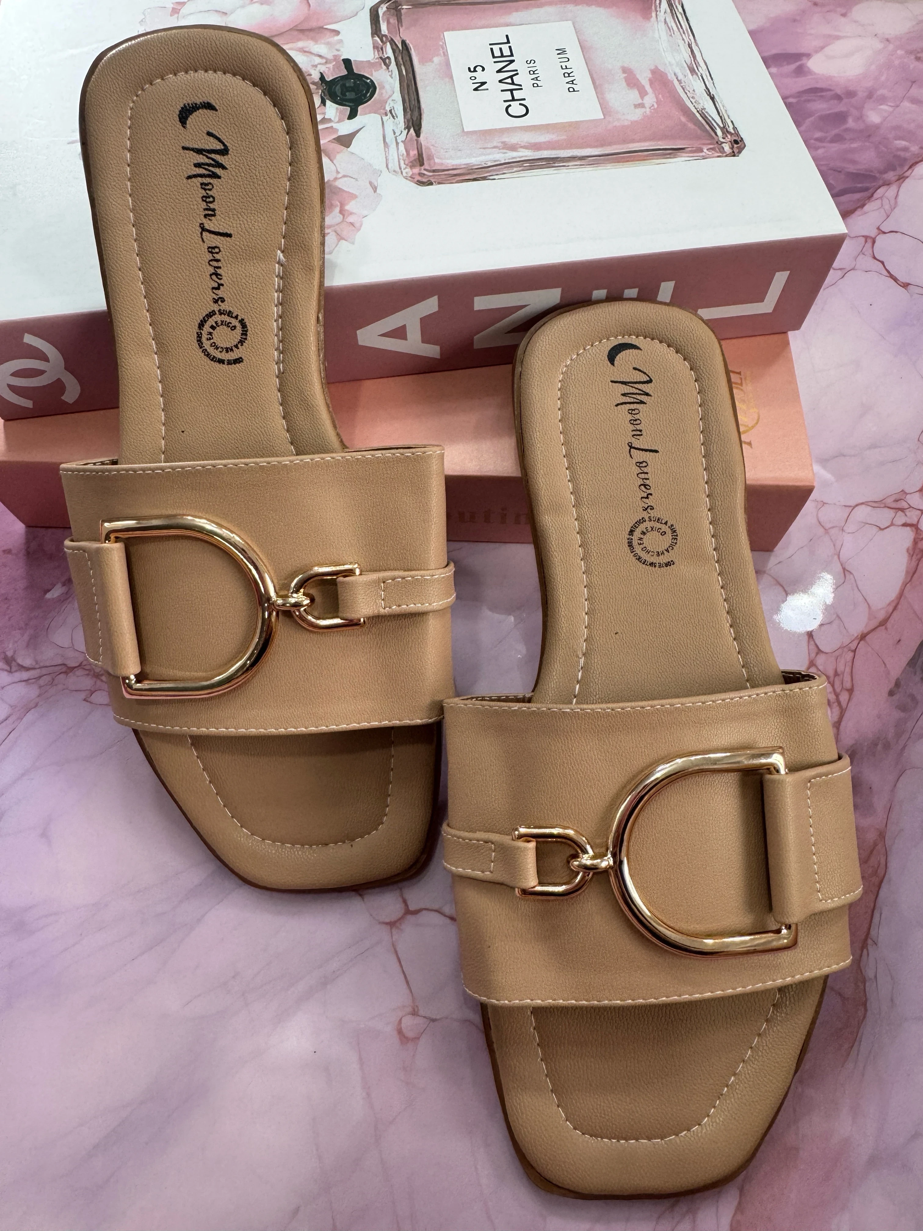 Mod.902 Sandalia Premium Hebilla D Nude 