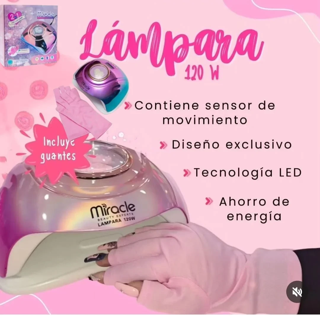 miracle lampara led 120w doble resistencia