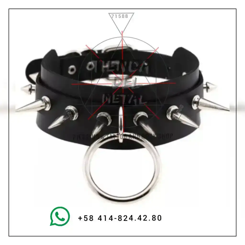 Choker Gothic con Púas 